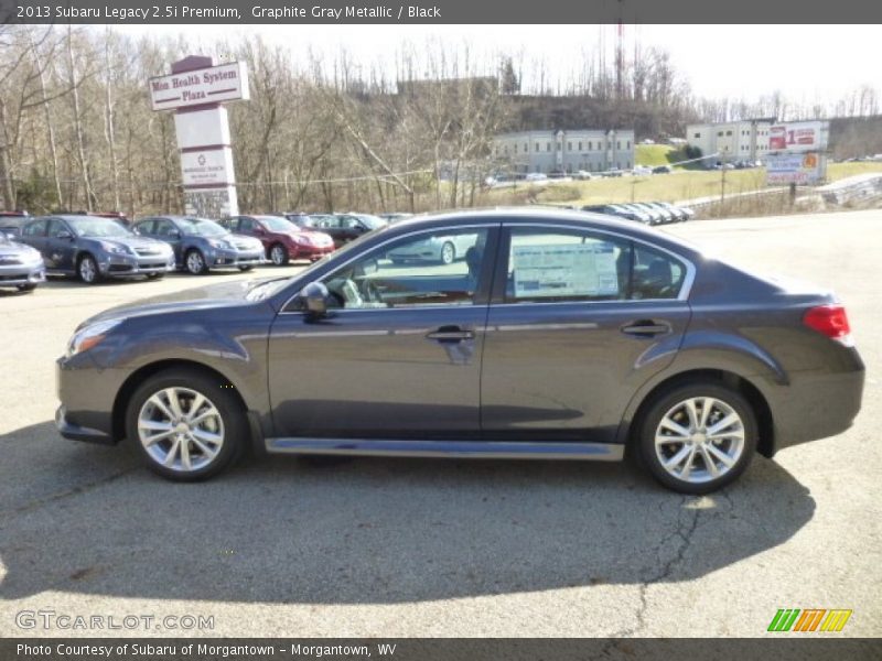 Graphite Gray Metallic / Black 2013 Subaru Legacy 2.5i Premium