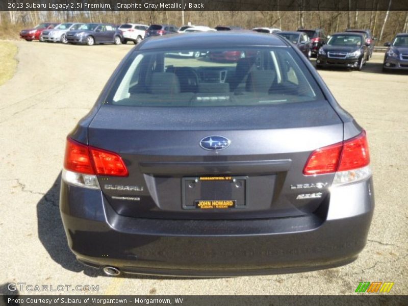 Graphite Gray Metallic / Black 2013 Subaru Legacy 2.5i Premium