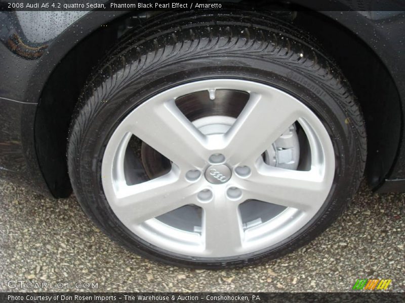 Phantom Black Pearl Effect / Amaretto 2008 Audi A6 4.2 quattro Sedan