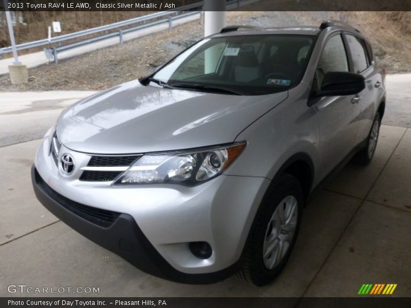 Classic Silver Metallic / Ash 2013 Toyota RAV4 LE AWD