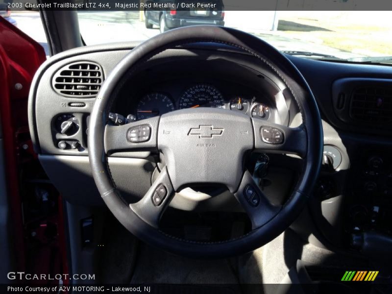 Majestic Red Metallic / Dark Pewter 2003 Chevrolet TrailBlazer LTZ 4x4