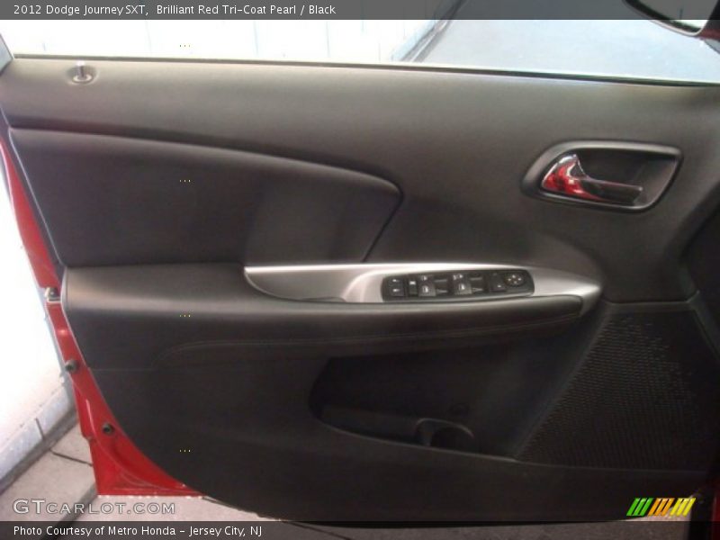 Brilliant Red Tri-Coat Pearl / Black 2012 Dodge Journey SXT
