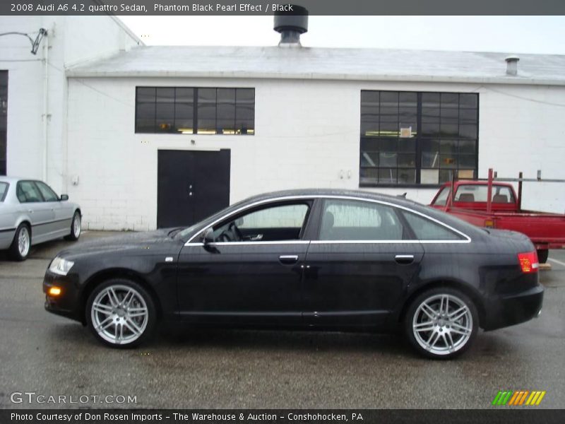 Phantom Black Pearl Effect / Black 2008 Audi A6 4.2 quattro Sedan