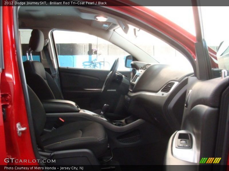 Brilliant Red Tri-Coat Pearl / Black 2012 Dodge Journey SXT
