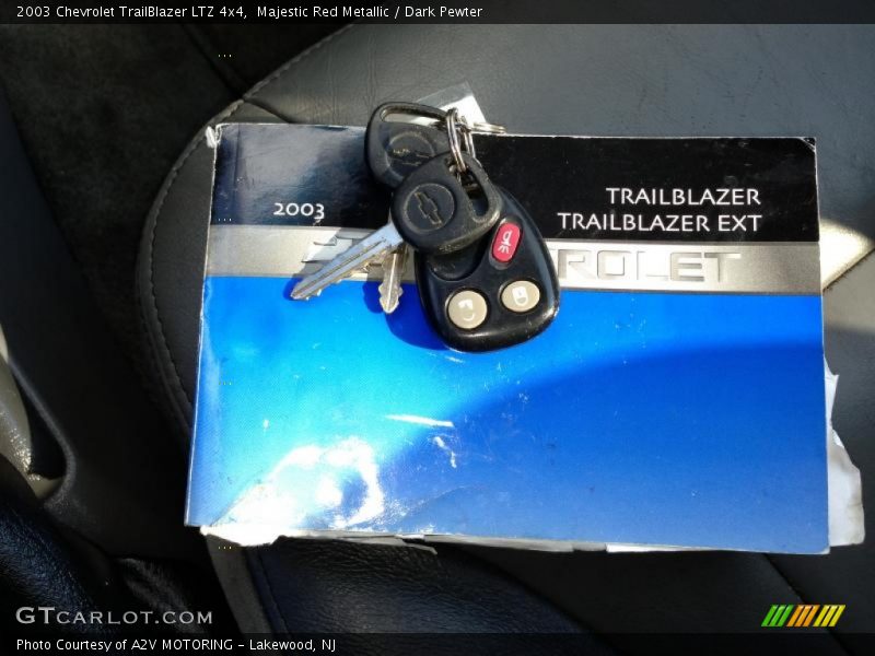 Majestic Red Metallic / Dark Pewter 2003 Chevrolet TrailBlazer LTZ 4x4