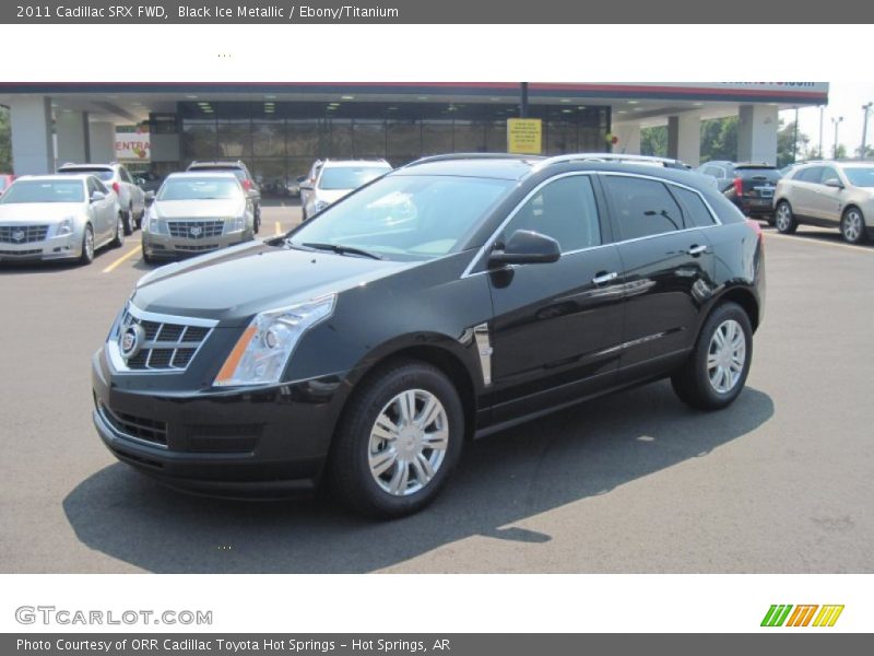 Black Ice Metallic / Ebony/Titanium 2011 Cadillac SRX FWD