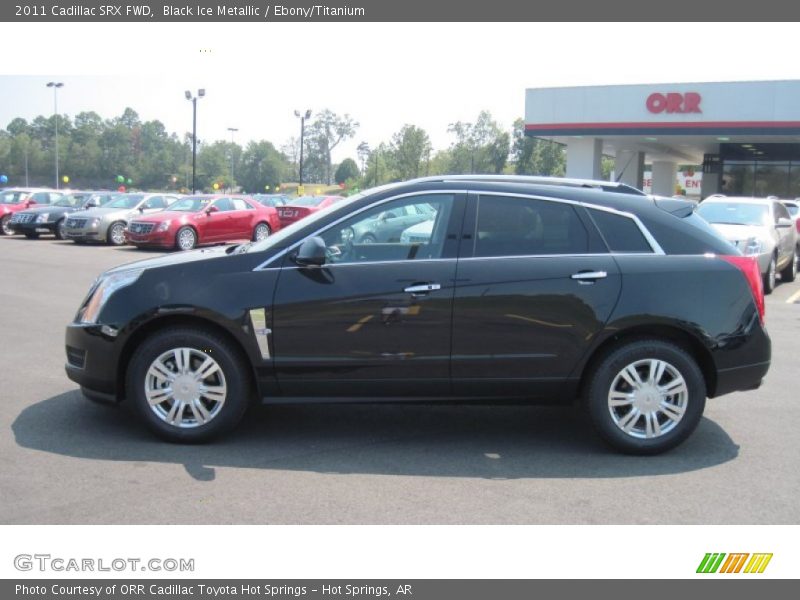 Black Ice Metallic / Ebony/Titanium 2011 Cadillac SRX FWD