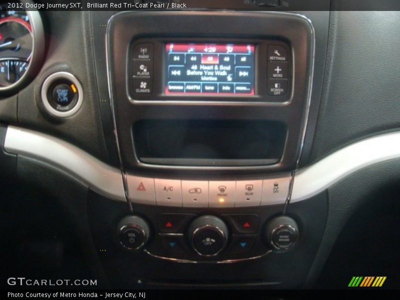 Brilliant Red Tri-Coat Pearl / Black 2012 Dodge Journey SXT