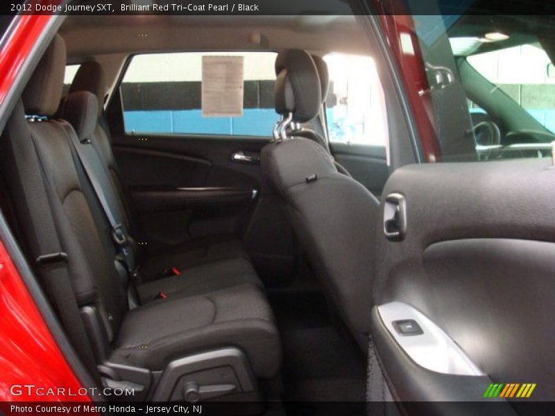Brilliant Red Tri-Coat Pearl / Black 2012 Dodge Journey SXT