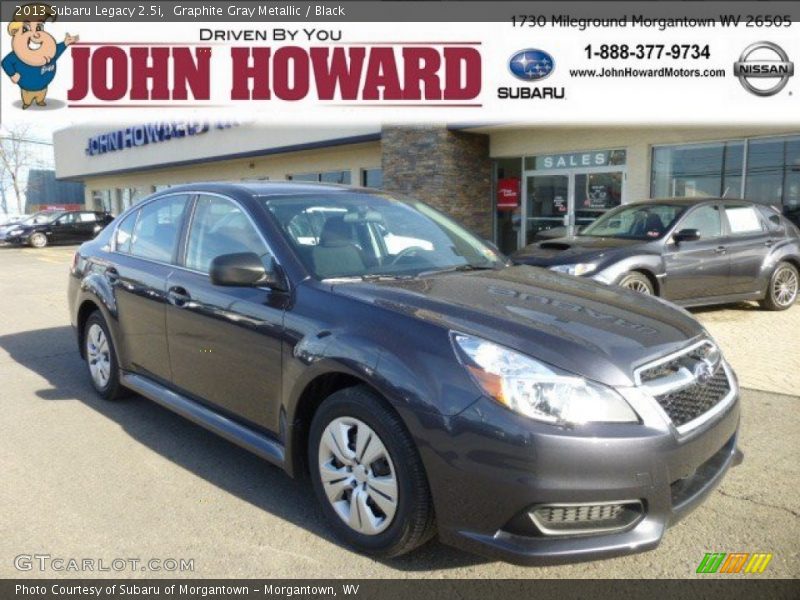 Graphite Gray Metallic / Black 2013 Subaru Legacy 2.5i