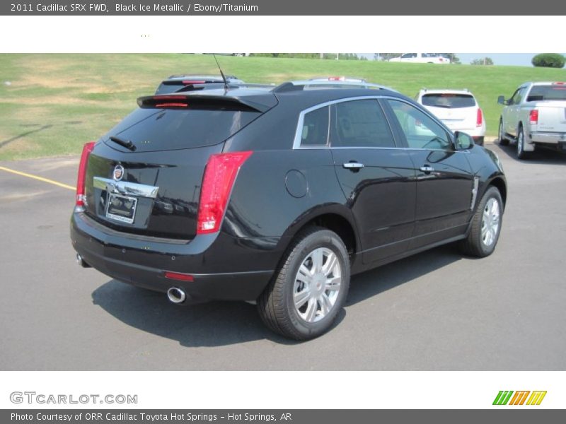 Black Ice Metallic / Ebony/Titanium 2011 Cadillac SRX FWD