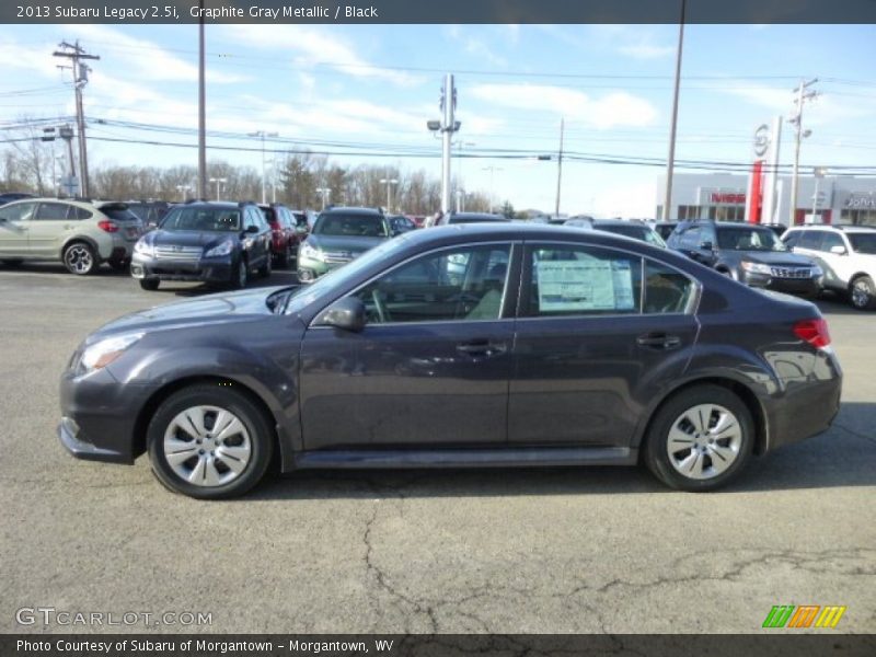 Graphite Gray Metallic / Black 2013 Subaru Legacy 2.5i