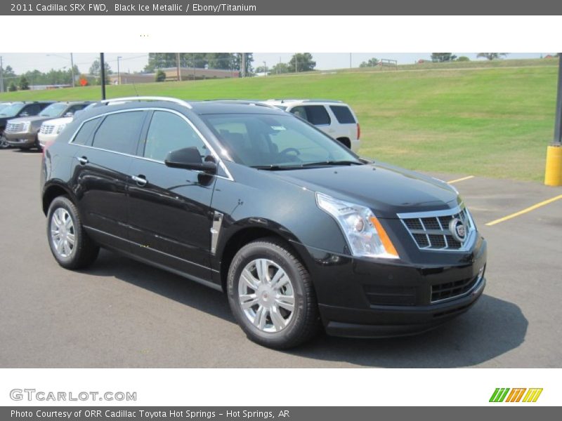 Black Ice Metallic / Ebony/Titanium 2011 Cadillac SRX FWD