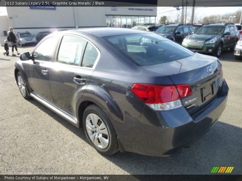 Graphite Gray Metallic / Black 2013 Subaru Legacy 2.5i