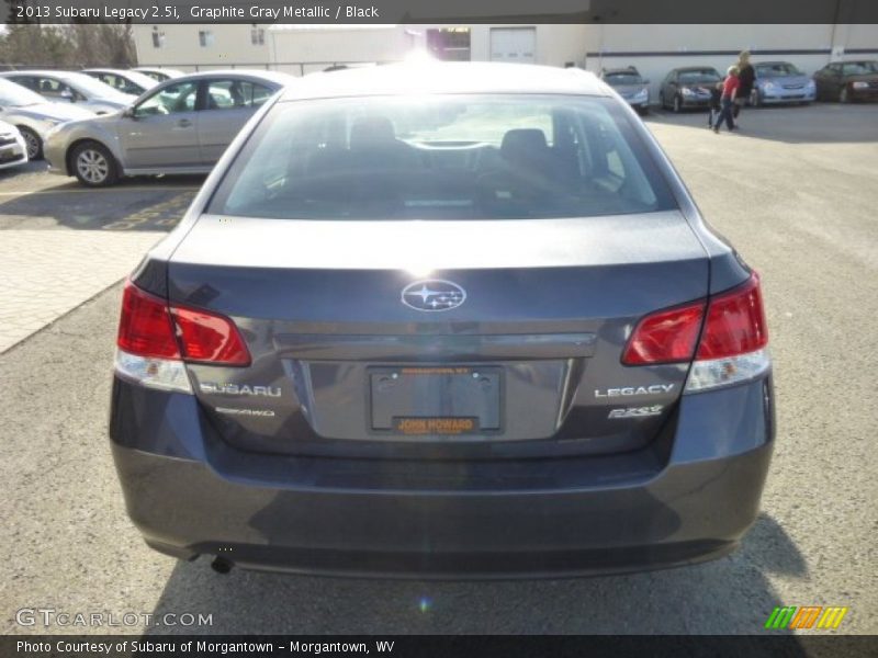 Graphite Gray Metallic / Black 2013 Subaru Legacy 2.5i