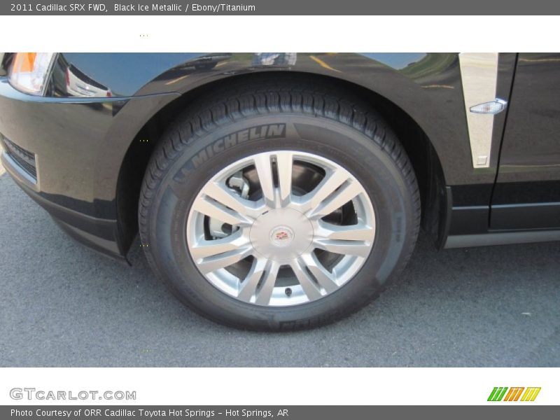 Black Ice Metallic / Ebony/Titanium 2011 Cadillac SRX FWD