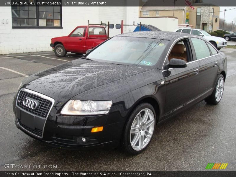Brilliant Black / Amaretto 2008 Audi A6 4.2 quattro Sedan