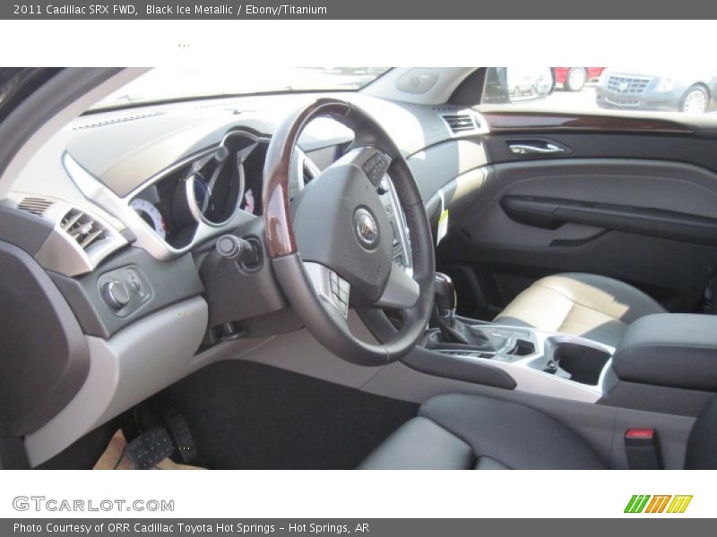 Black Ice Metallic / Ebony/Titanium 2011 Cadillac SRX FWD