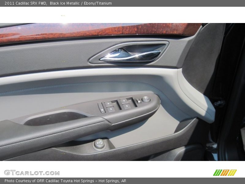 Black Ice Metallic / Ebony/Titanium 2011 Cadillac SRX FWD