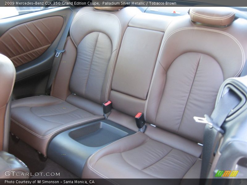 Rear Seat of 2009 CLK 350 Grand Edition Coupe