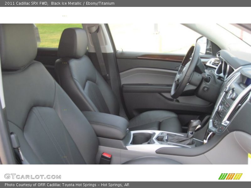 Black Ice Metallic / Ebony/Titanium 2011 Cadillac SRX FWD