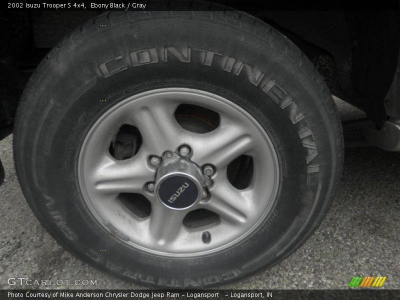 Ebony Black / Gray 2002 Isuzu Trooper S 4x4