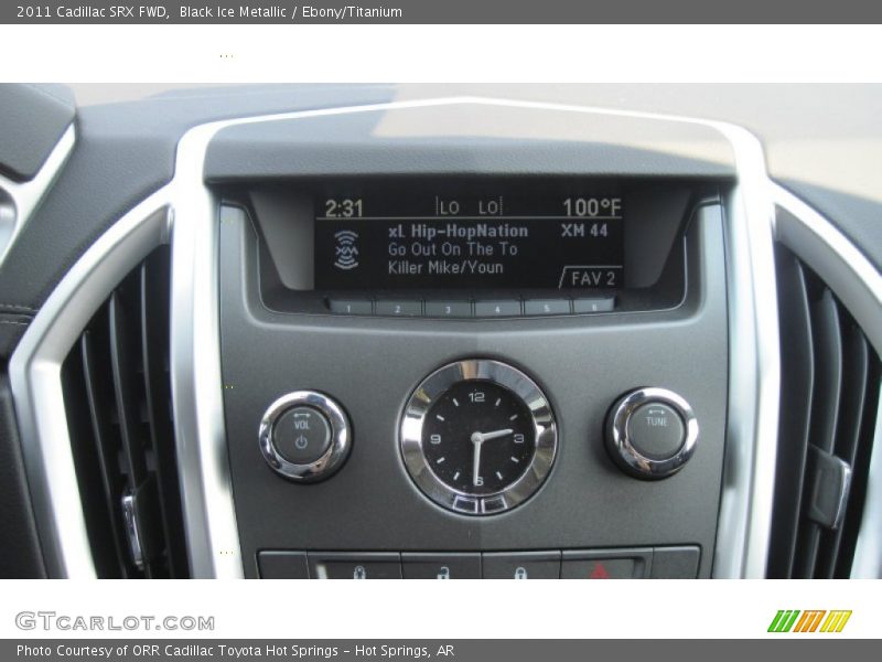 Black Ice Metallic / Ebony/Titanium 2011 Cadillac SRX FWD