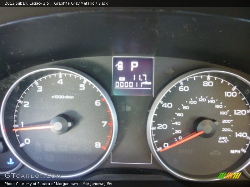 Graphite Gray Metallic / Black 2013 Subaru Legacy 2.5i