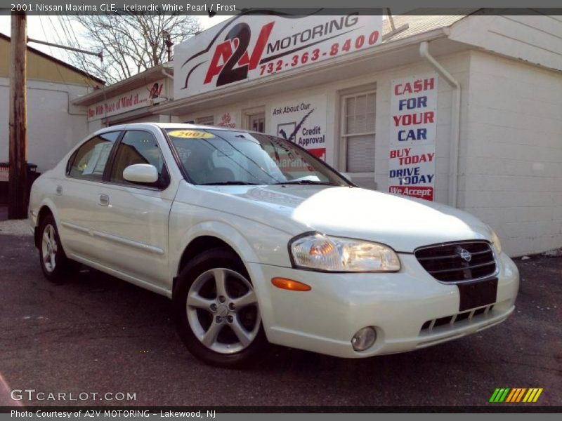 Icelandic White Pearl / Frost 2001 Nissan Maxima GLE