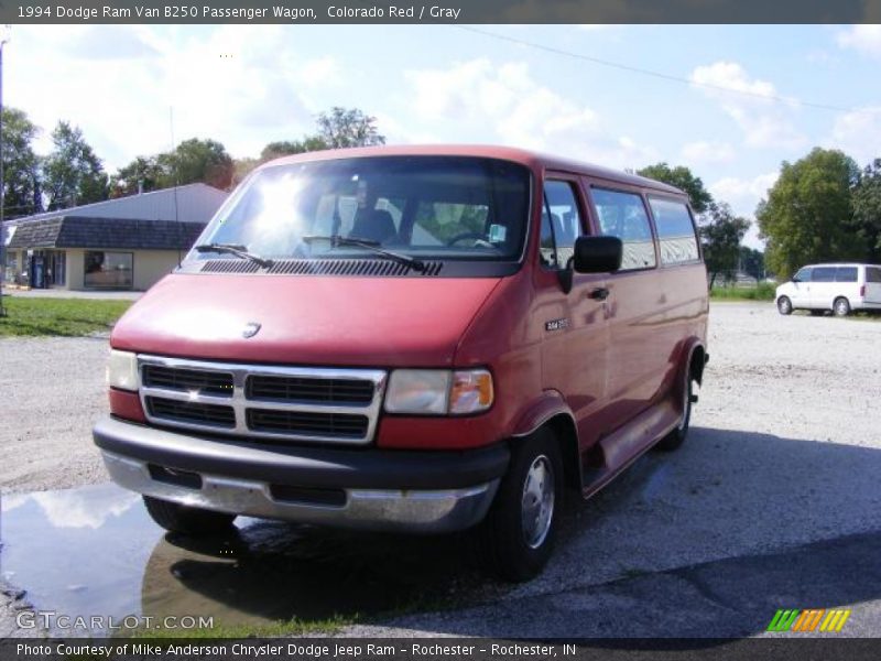 Colorado Red / Gray 1994 Dodge Ram Van B250 Passenger Wagon