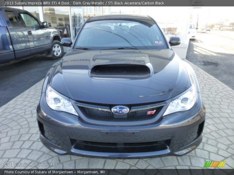 Dark Gray Metallic / STi Black Alcantara/Carbon Black 2013 Subaru Impreza WRX STi 4 Door