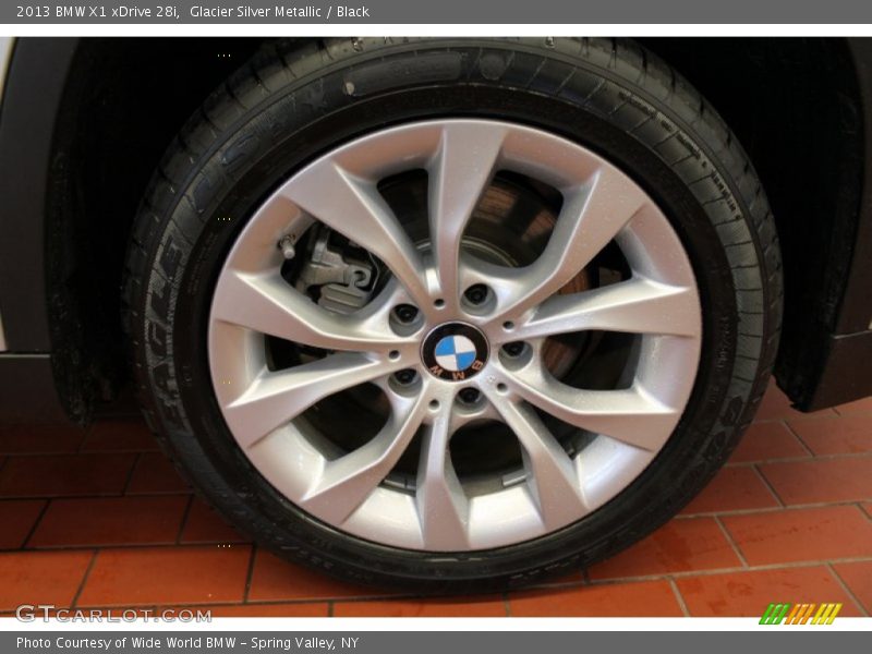 Glacier Silver Metallic / Black 2013 BMW X1 xDrive 28i