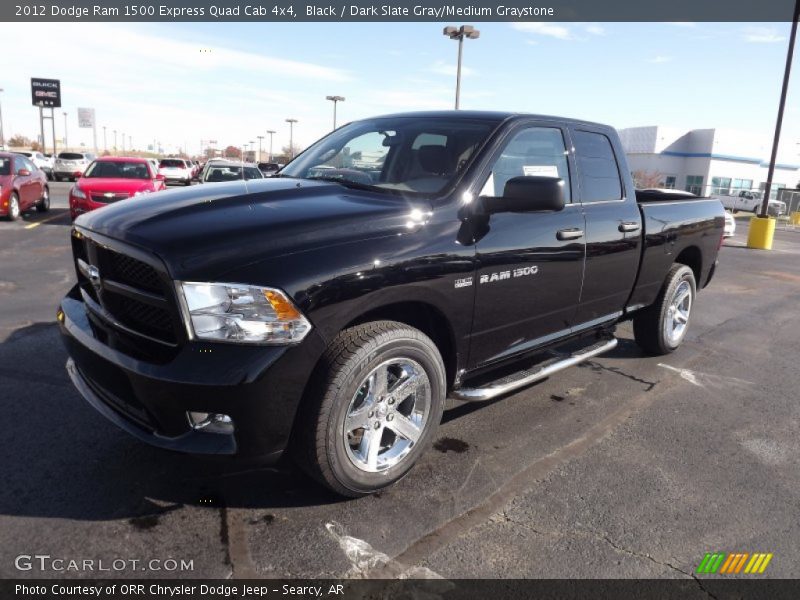 Front 3/4 View of 2012 Ram 1500 Express Quad Cab 4x4