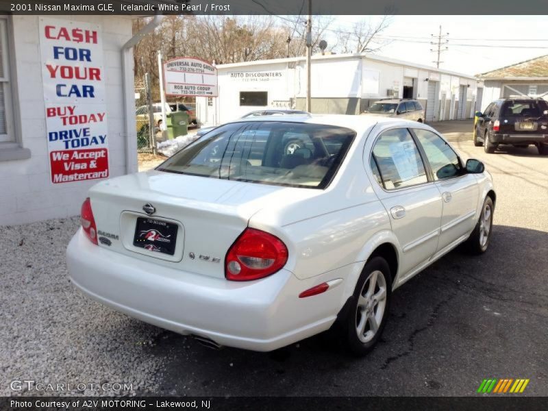 Icelandic White Pearl / Frost 2001 Nissan Maxima GLE
