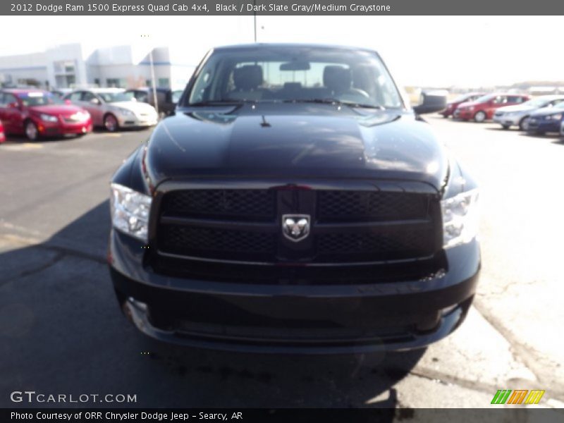 Black / Dark Slate Gray/Medium Graystone 2012 Dodge Ram 1500 Express Quad Cab 4x4