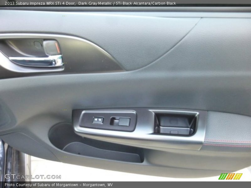 Dark Gray Metallic / STi Black Alcantara/Carbon Black 2013 Subaru Impreza WRX STi 4 Door