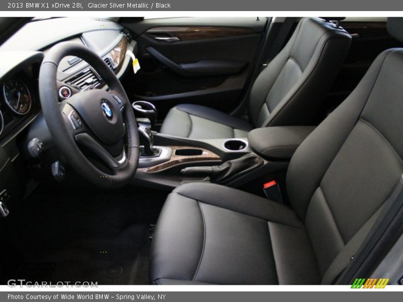 Glacier Silver Metallic / Black 2013 BMW X1 xDrive 28i