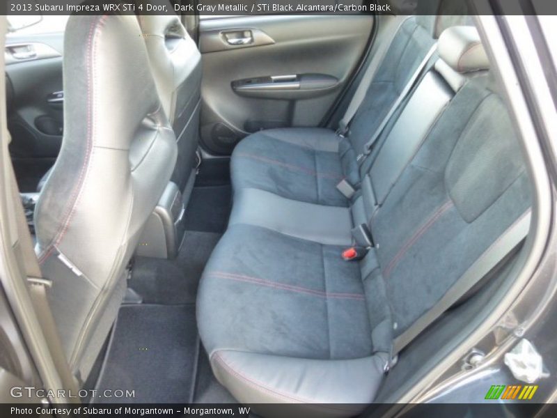 Rear Seat of 2013 Impreza WRX STi 4 Door