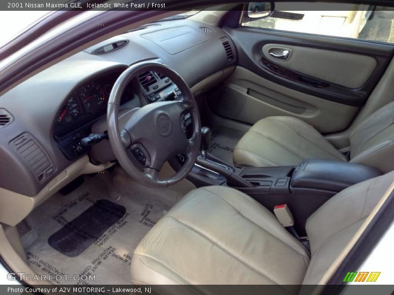 Icelandic White Pearl / Frost 2001 Nissan Maxima GLE