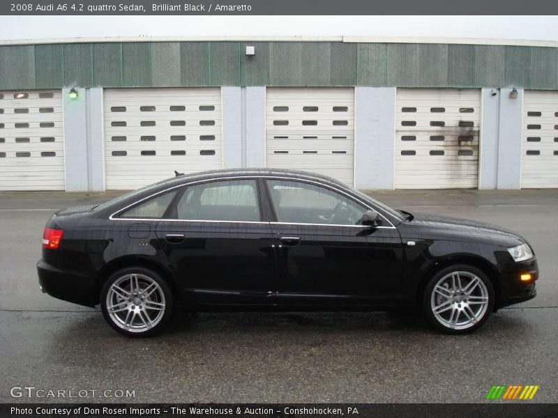 Brilliant Black / Amaretto 2008 Audi A6 4.2 quattro Sedan