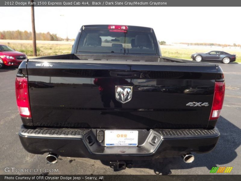 Black / Dark Slate Gray/Medium Graystone 2012 Dodge Ram 1500 Express Quad Cab 4x4