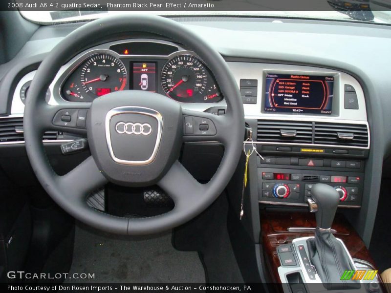 Phantom Black Pearl Effect / Amaretto 2008 Audi A6 4.2 quattro Sedan