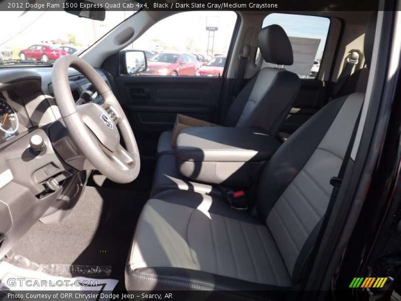 Black / Dark Slate Gray/Medium Graystone 2012 Dodge Ram 1500 Express Quad Cab 4x4
