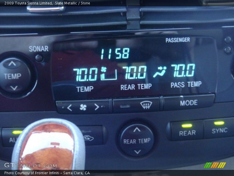 Slate Metallic / Stone 2009 Toyota Sienna Limited