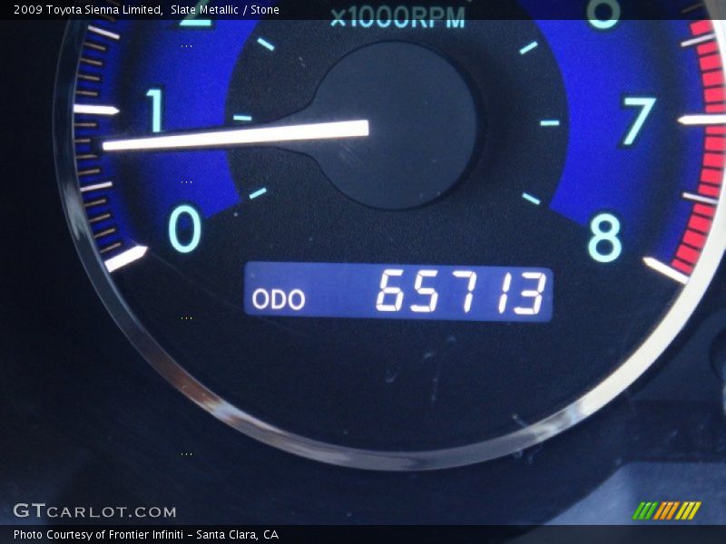 Slate Metallic / Stone 2009 Toyota Sienna Limited