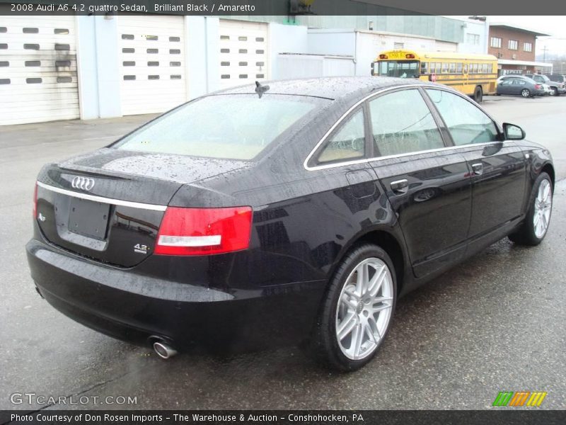Brilliant Black / Amaretto 2008 Audi A6 4.2 quattro Sedan