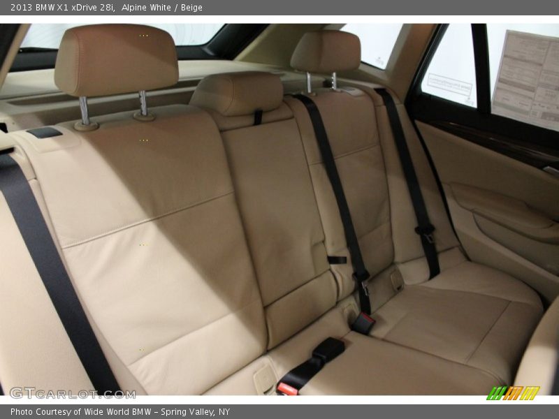 Alpine White / Beige 2013 BMW X1 xDrive 28i