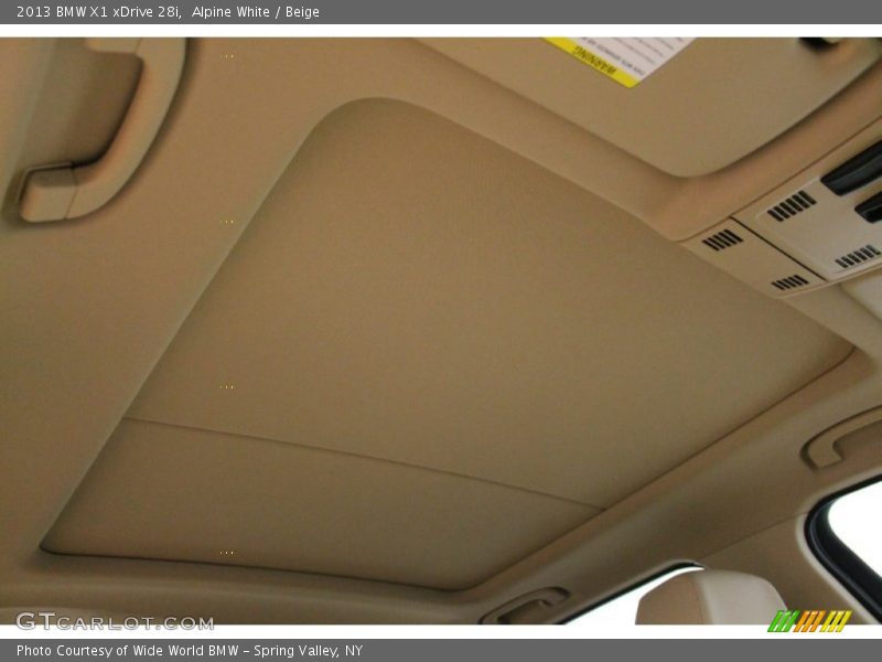 Alpine White / Beige 2013 BMW X1 xDrive 28i