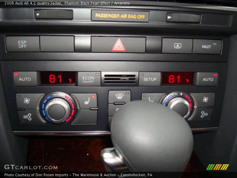 Phantom Black Pearl Effect / Amaretto 2008 Audi A6 4.2 quattro Sedan