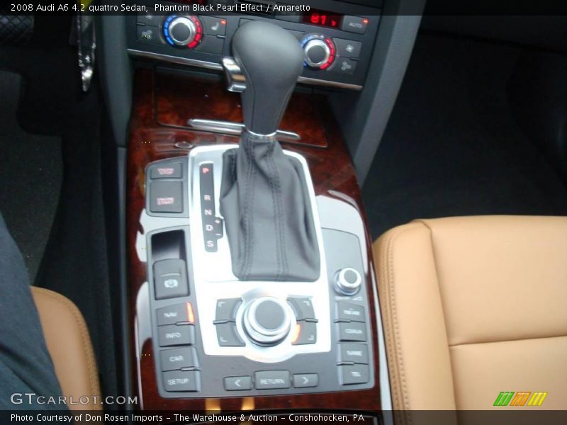 Phantom Black Pearl Effect / Amaretto 2008 Audi A6 4.2 quattro Sedan